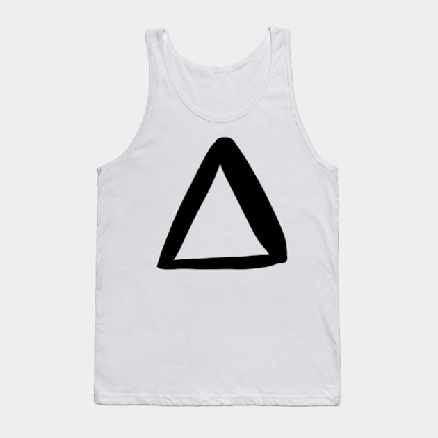 Fire Glyph Tank Top by notastranger